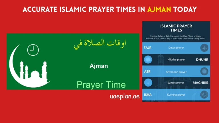 Accurate Islamic Prayer Times in Ajman Today 5 Islamic Prayer Times in Ajman